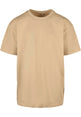 Build Your Brand Heavy Oversized Tee - Union Beige