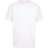 Build Your Brand Heavy Oversized Tee - White