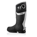 BuckbootzBBZWalkerzNon-SafetyRubberNeopreneBootBlackGrey #colour_black