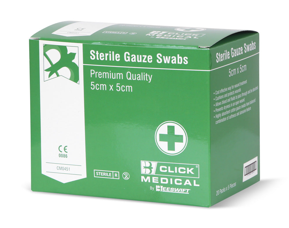 Beeswift Click Medical Gauze Swabs Sterile