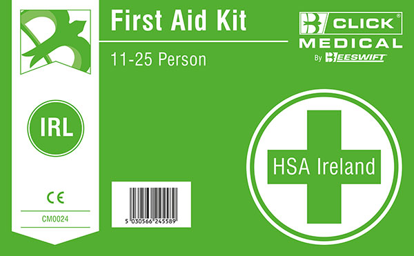 Beeswift 11-25 Hsa Irish 1St Aid Kit Lab C/W Eyewash/Burn Dressing
