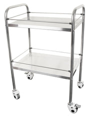Beeswift Two Tier Stainless Steel Medical Trolley