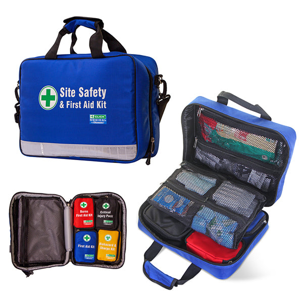 Beeswift Site Safety First Aid Kit C/W Safety Essentials