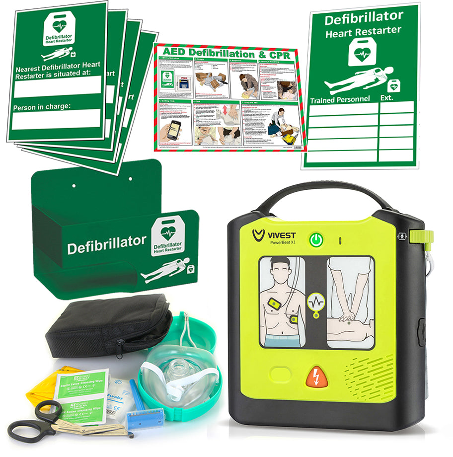 Beeswift Vivest Power Beat Semi-Auto Defibrillator Indoor Package