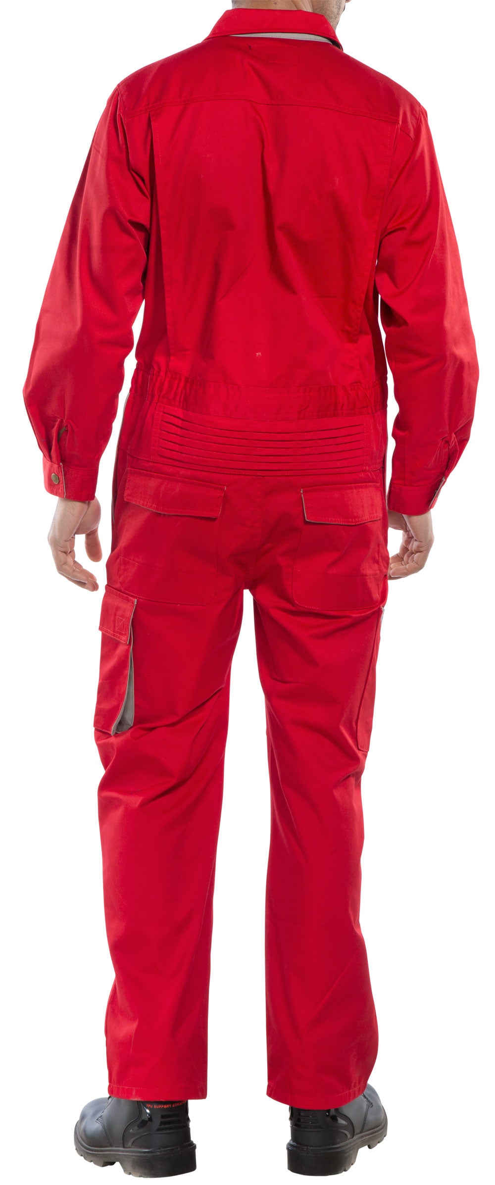 Beeswift Click Premium Boiler Suit Red