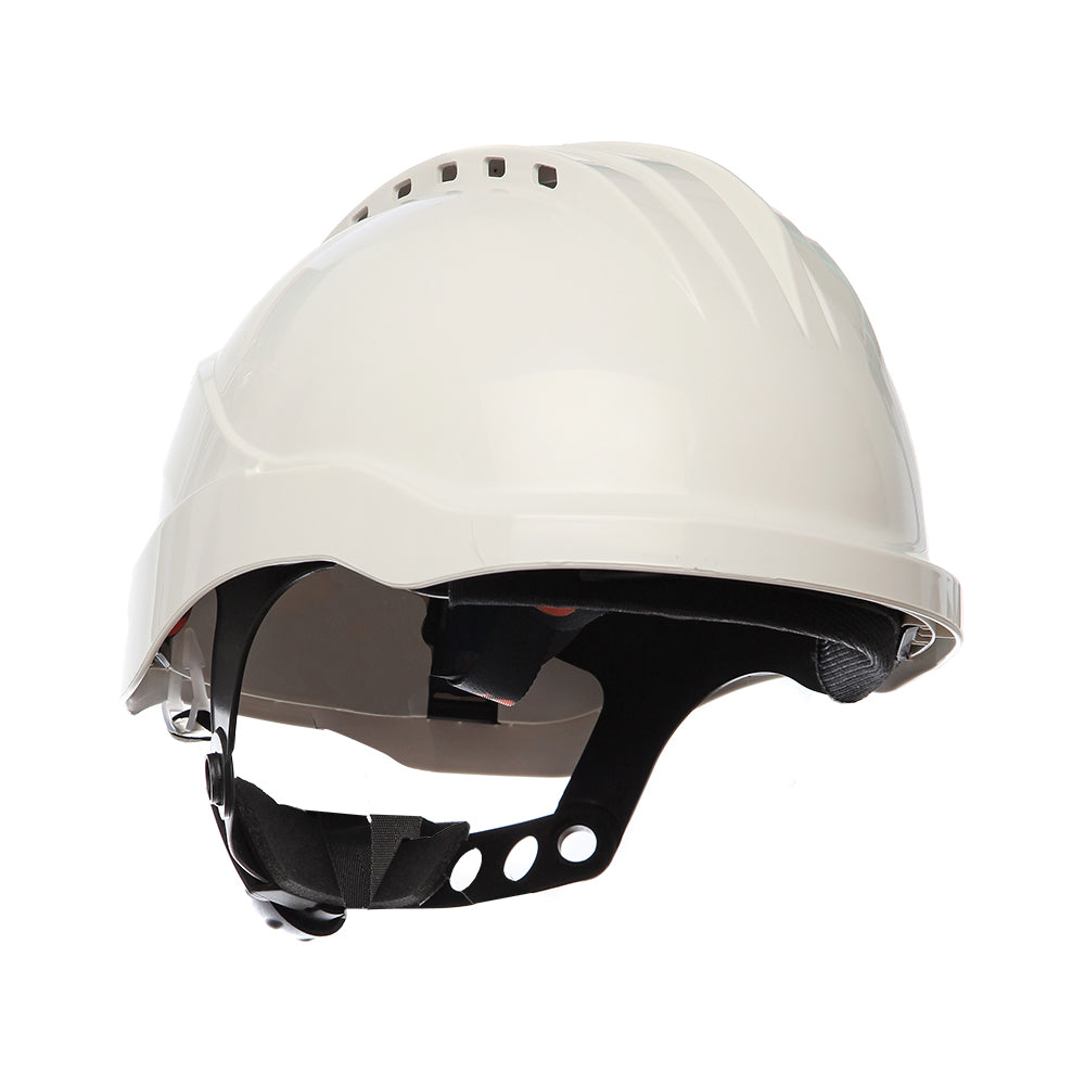 Beeswift Climax Curro Safety Helmet White Without Chin Strap