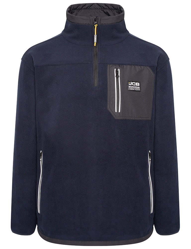 Beeswift Jcb Trade Heavyweight 1/4 Zip Tech Fleece
