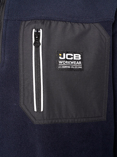 Beeswift Jcb Trade Heavyweight 1/4 Zip Tech Fleece