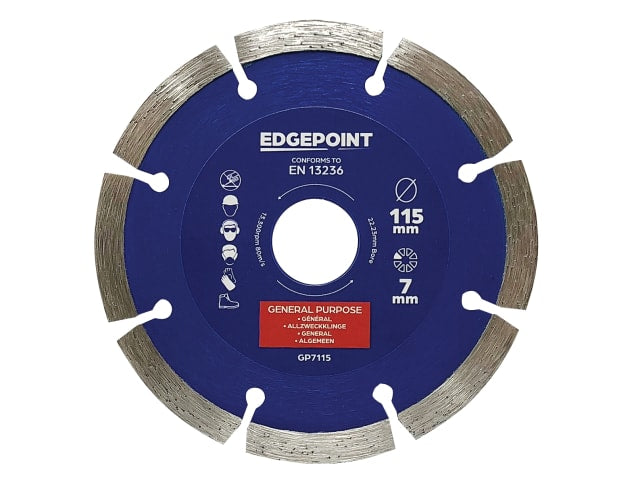 EdgePoint GP7115 General-Purpose Diamond Blade 115mm