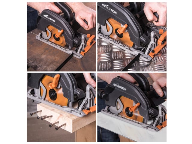 Evolution R185CCS Circular Saw 185mm 1600W 110V