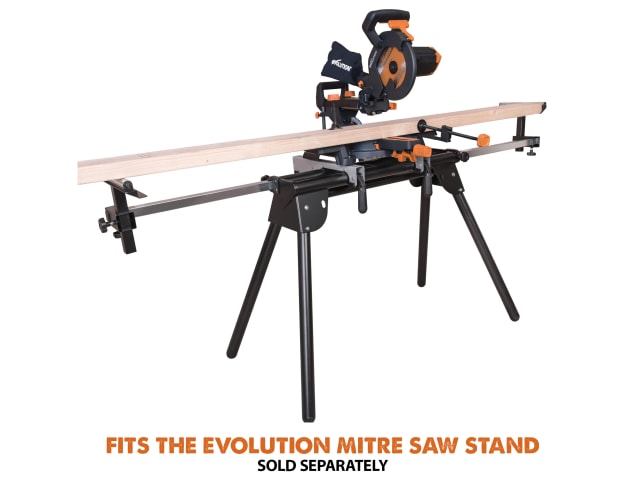 Evolution R210SMS+ Pro Multi-Material Sliding Mitre Saw 210mm 1500W 110V