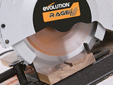 Evolution RAGE-4 Mini Chop Saw 185mm 1250W 240V