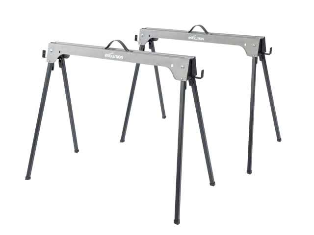 Evolution Metal Folding Sawhorse Stand (Twin Pack)