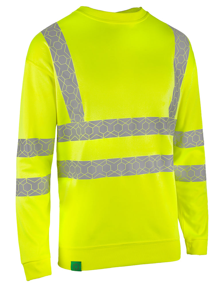 Beeswift Envirowear Recyclable Hi-Vis Sweatshirt
