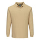 Portwest Flame Resistant Anti-Static Long Sleeve Polo Shirt