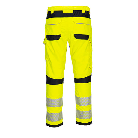 Portwest PW3 FR Hi-Vis Work Trousers #colour_yellow-black