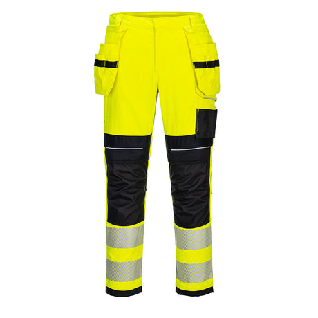 Portwest PW3 FR Hi-Vis Holster Trousers #colour_yellow-black