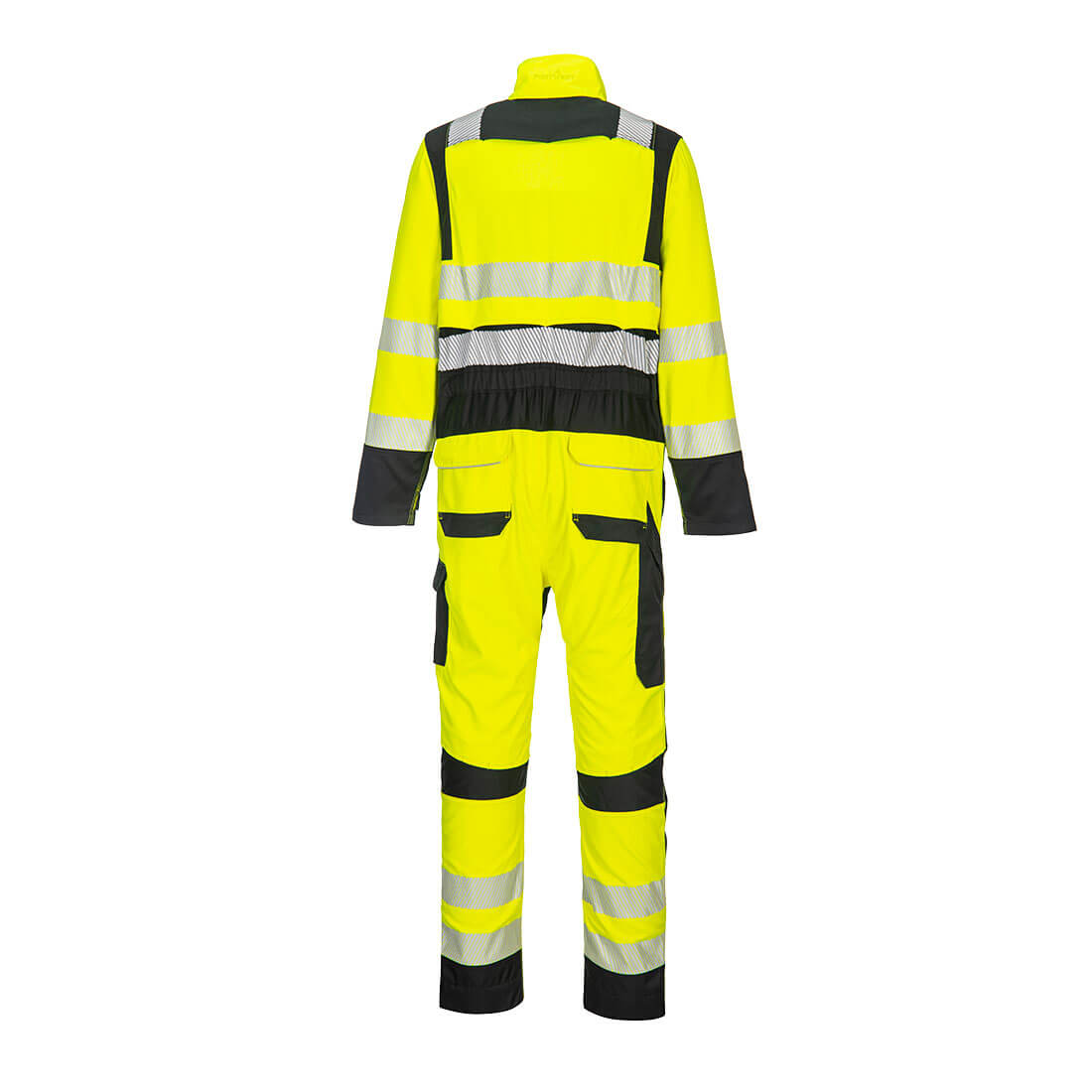 Portwest PW3 FR Hi-Vis Coverall #colour_yellow-black