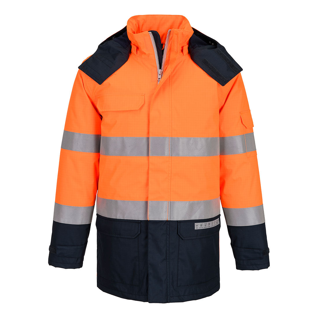 Portwest Bizflame Rain+ Hi-Vis Multi-Norm Contrast FR Winter Jacket
