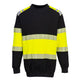 Portwest PW3 Flame Resistant Class 1 Sweatshirt #colour_yellow-black