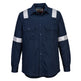 Portwest FR Lightweight Anti-static Shirt #colour_navy 