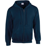 Gildan Heavy Blend Full Zip Hooded Sweatshirt - Navy