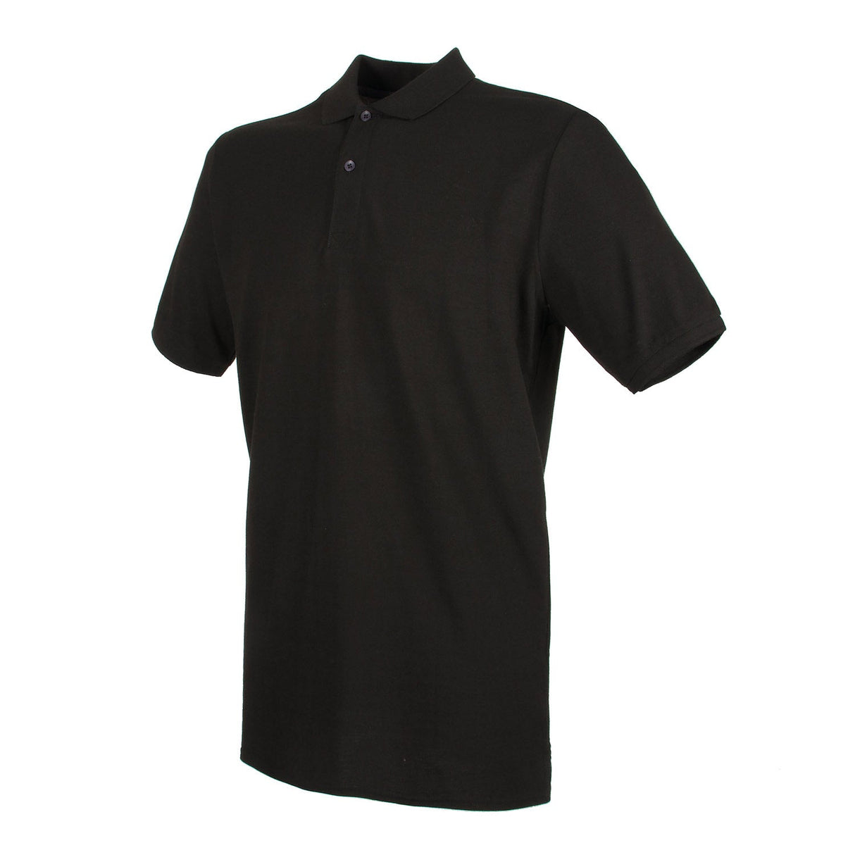 Henbury Micro-Fine Piqué Polo Shirt - Black*