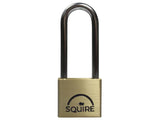 Squire LN4LS Lion Brass Padlock 5-Pin 40mm - 65mm Long Shackle