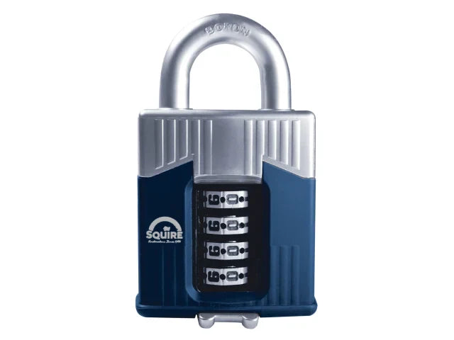 Squire Warrior High-Security Open Shackle Combination Padlock 55mm