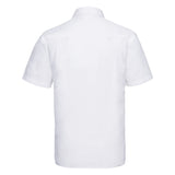 Russell Collection Short Sleeve Polycotton Easycare Poplin Shirt