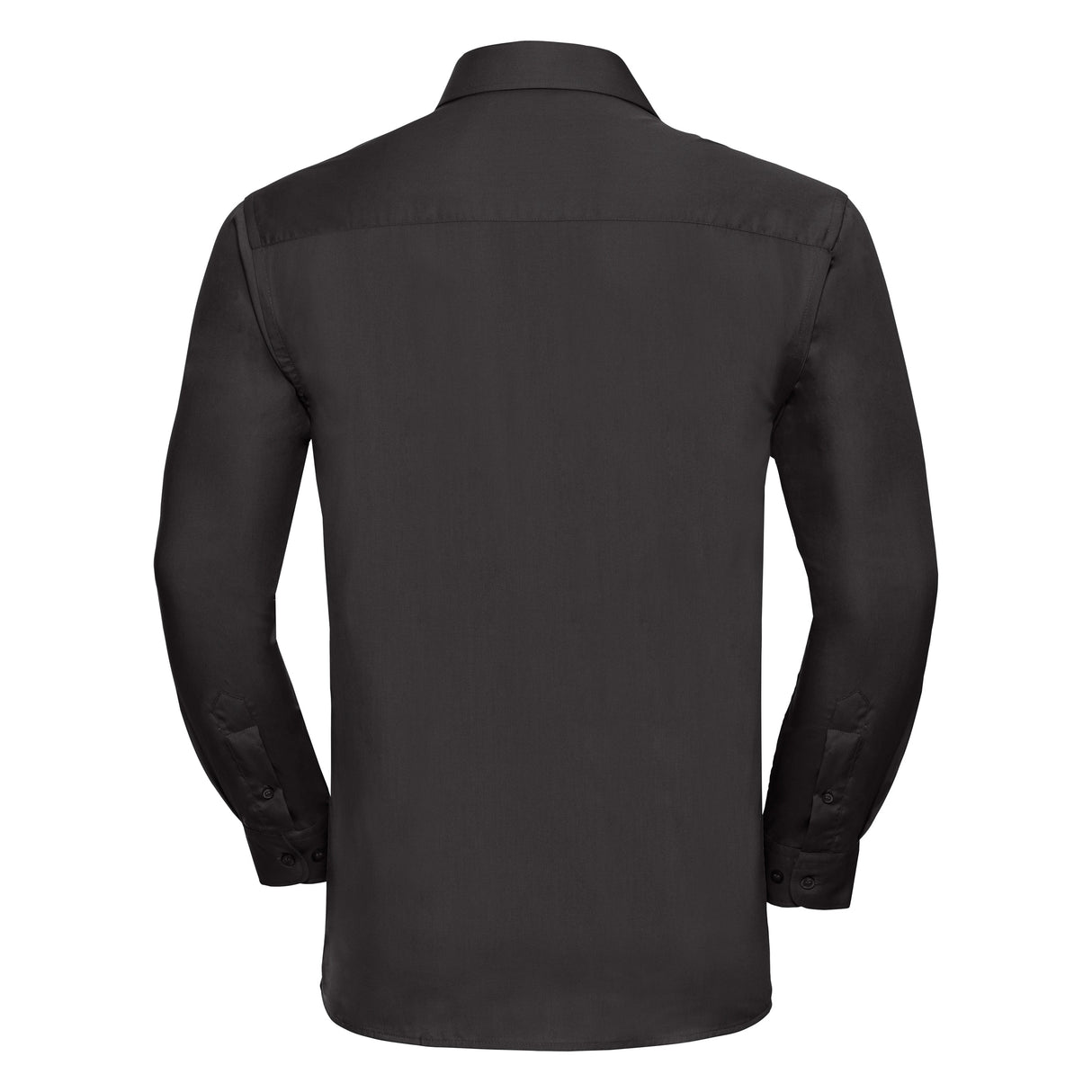 Russell Collection Long Sleeve Pure Cotton Easycare Poplin Shirt