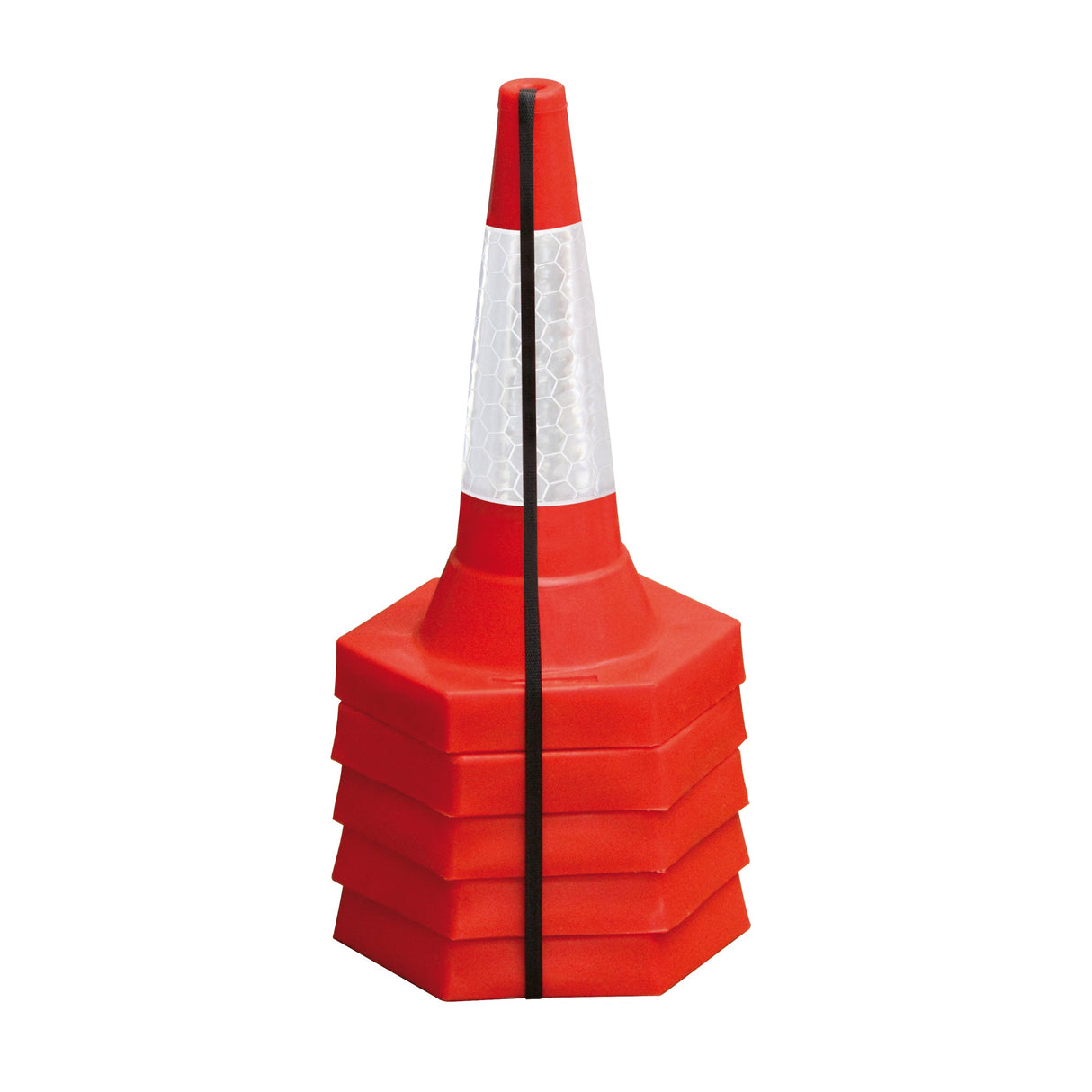 JSP 50cm Sand Weighted 1 Piece Cone with Sealbrite Sleeve - Pack of 5