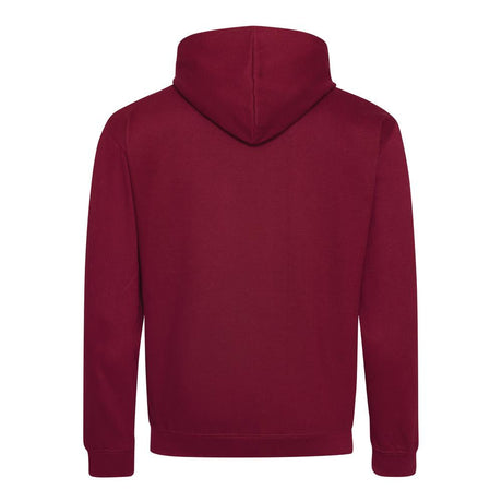 Awdis Just Hoods Varsity Hoodie - Burgundy/Charcoal*