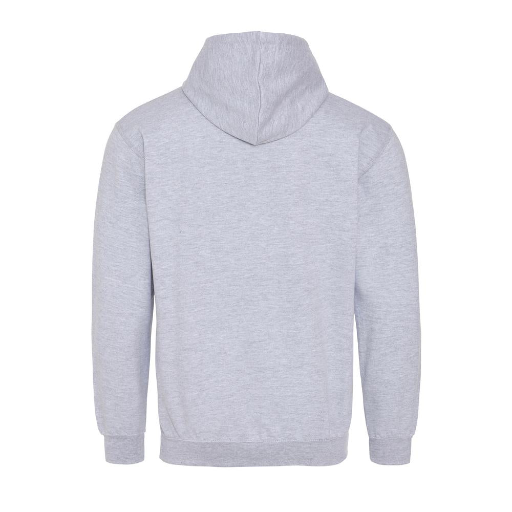 Awdis Just Hoods Varsity Hoodie - Heather Grey/French Navy*?