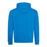 Awdis Just Hoods Varsity Hoodie - Sapphire Blue/Orange Crush*