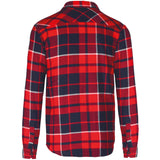 Kariban Sherpa-Lined Checked Shirt Jacket