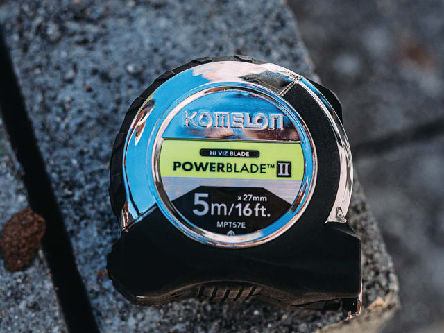 Komelon PowerBlade II Pocket Tape 5m/16ft (Width 27mm)