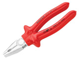 Knipex VDE Combination Pliers Dipped Handles 200mm