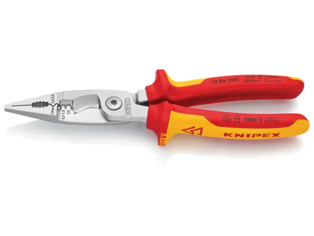 Knipex VDE Multifunctional Installation Pliers 200mm