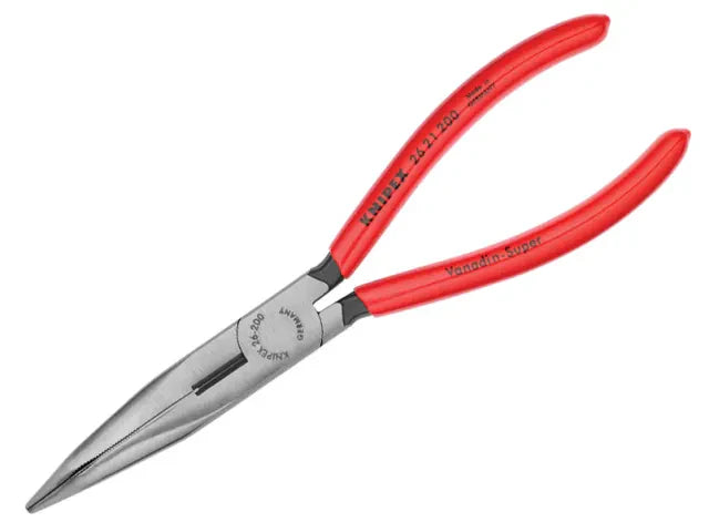 Knipex Bent Snipe Nose Side Cutting Pliers PVC Grip 200mm (8in)