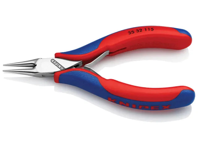 Knipex Round Nose Electronics Pliers Multi-Component Grip 115mm