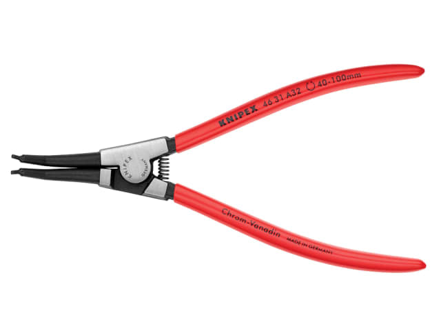 Knipex Circlip Pliers External 45° Bent Tip 40-100mm A32