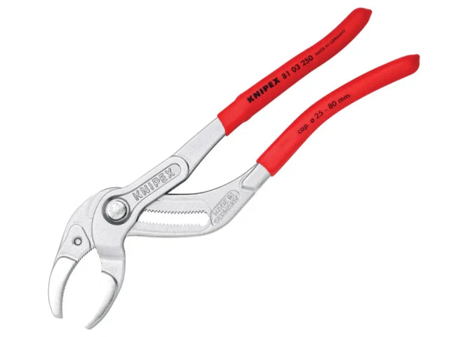 Knipex Plastic Pipe Grip Pliers Chrome 250mm