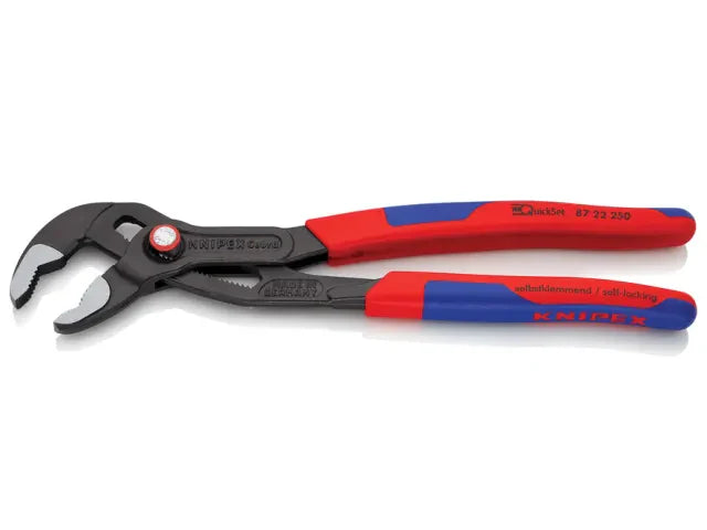 Knipex Cobra® Quickset Water Pump Pliers Multi-Component 250mm