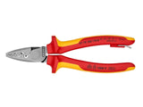 Knipex VDE Crimping Pliers with Tether Point 180mm