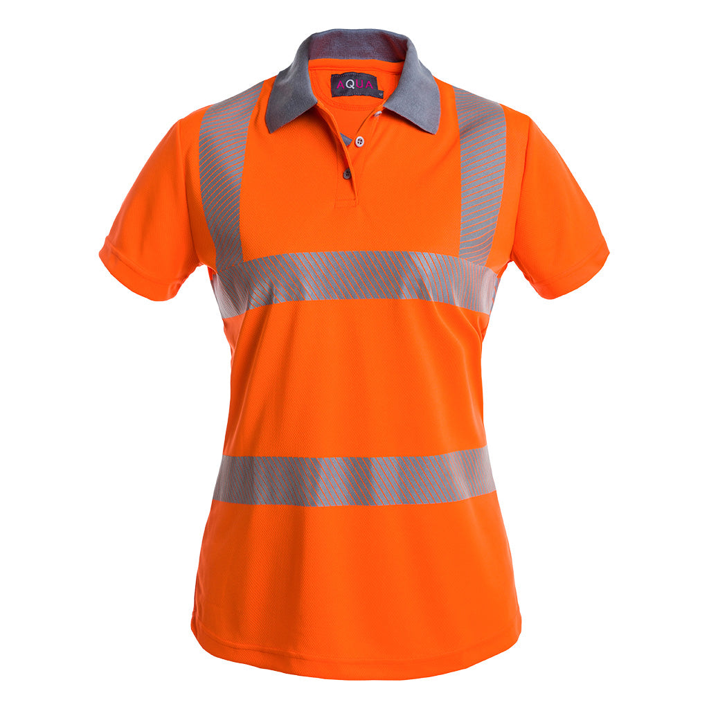 Future Garments Womens Short Sleeve Hi Vis Poloshirt
