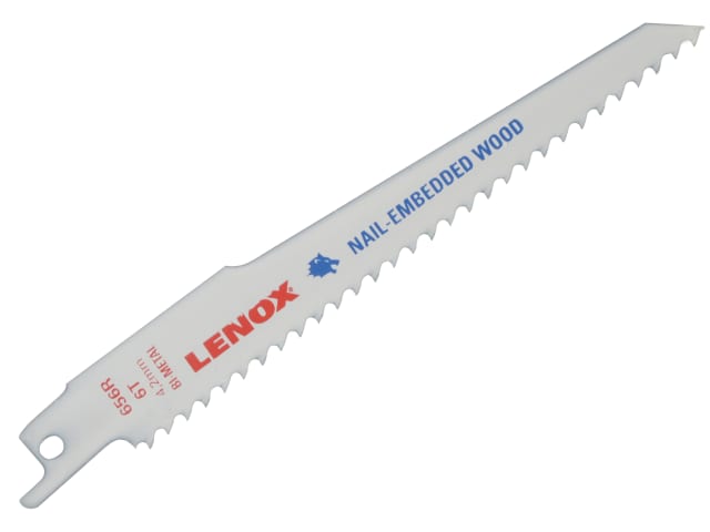 LENOX 20572-656R Wood Cutting Reciprocating Saw Blades 150mm 6 TPI (Pack 5)