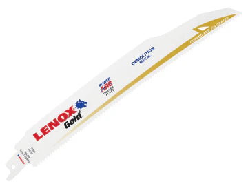 LENOX 960GR Gold® Demolition Reciprocating Saw Blades 230mm 10 TPI (Pack 5)