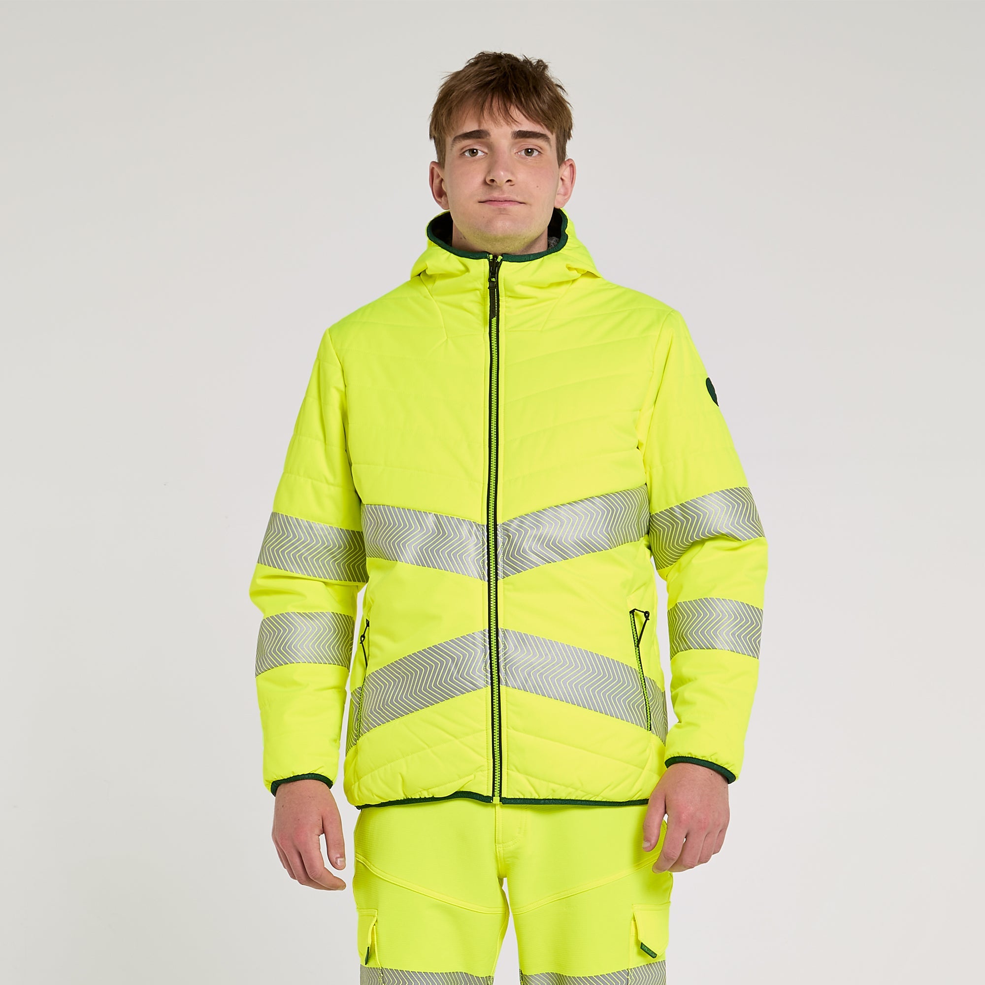 Pulsar Reversible Puffer Jacket Yellow