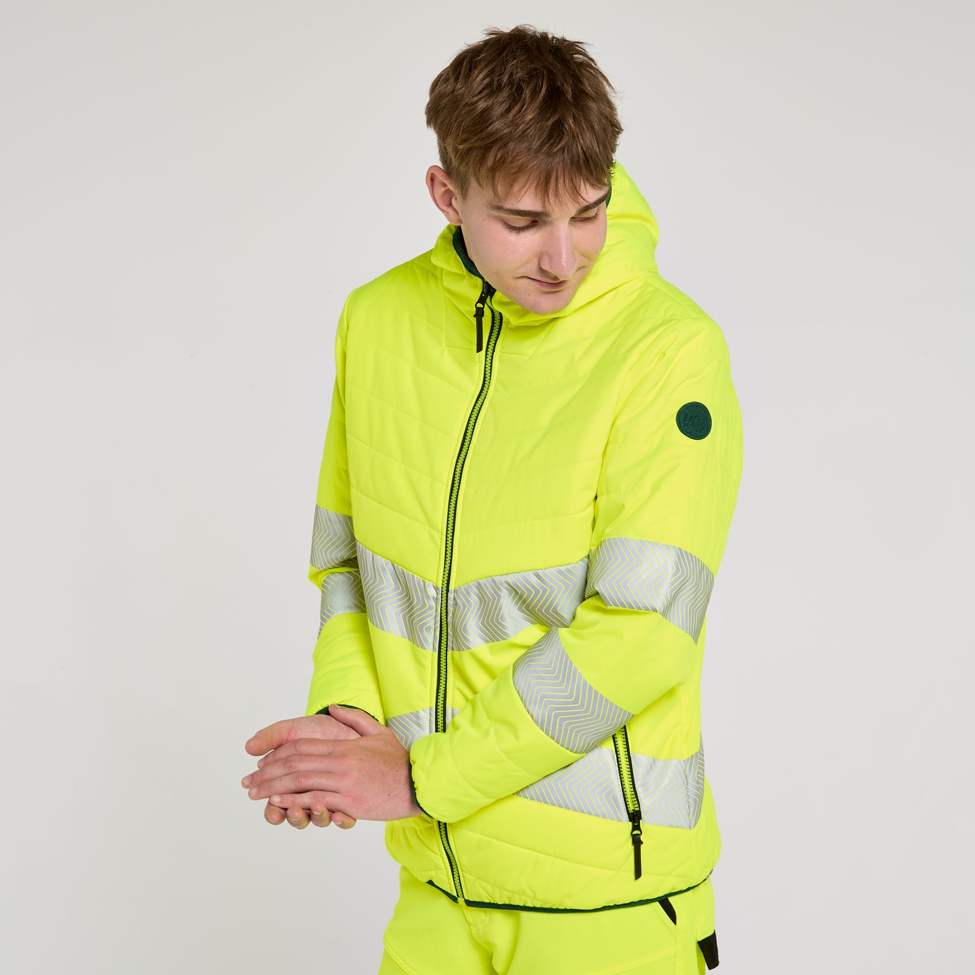Pulsar Reversible Puffer Jacket Yellow